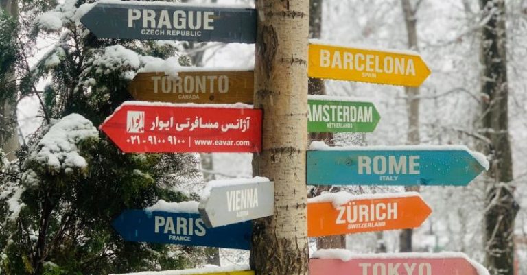 Locations - Colorful Navigational Signages