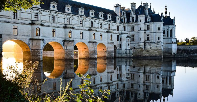 Loire Valley - Chateau de Chenonceau From the River Cher