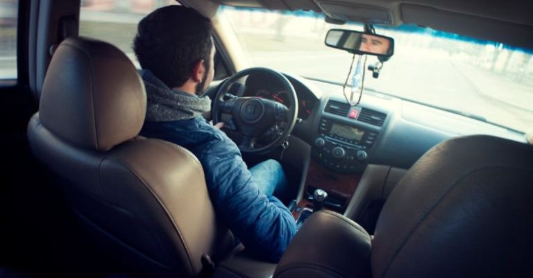 Ride - Man Wearing Blue Jacket Sitting Inside Car While Driving