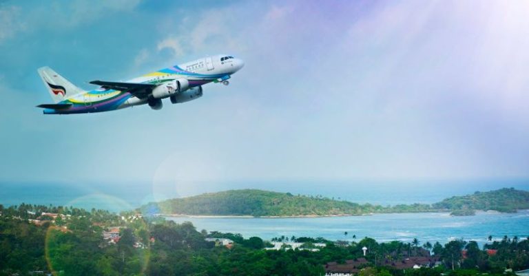 Flight - White and Blue Passenger Airplane Aerial Photography