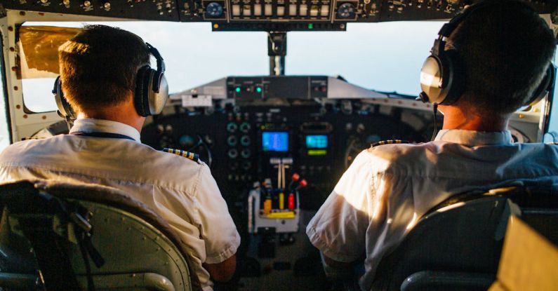 Pilots - Two Pilots Flying an Airplane